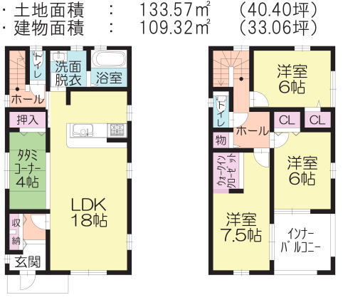 多米西町7号棟間取